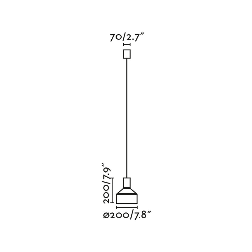 Faro 68593-1L - Dibujo técnico
