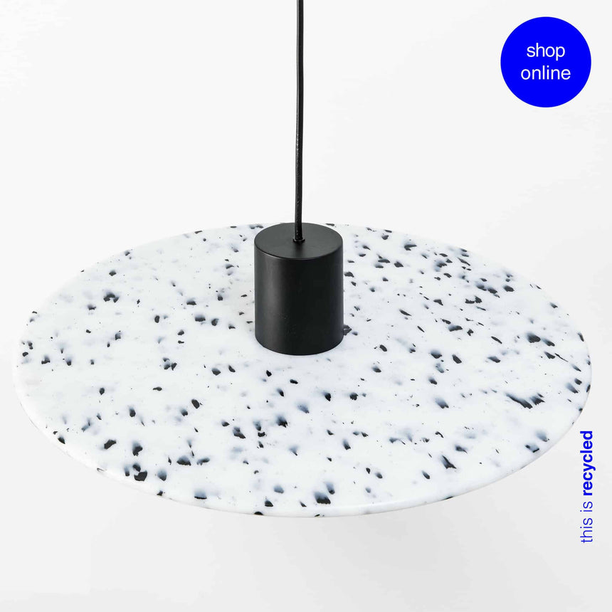 Faro CONFETTI 400 recycled marble pendant lamp ø45cm 68600-51