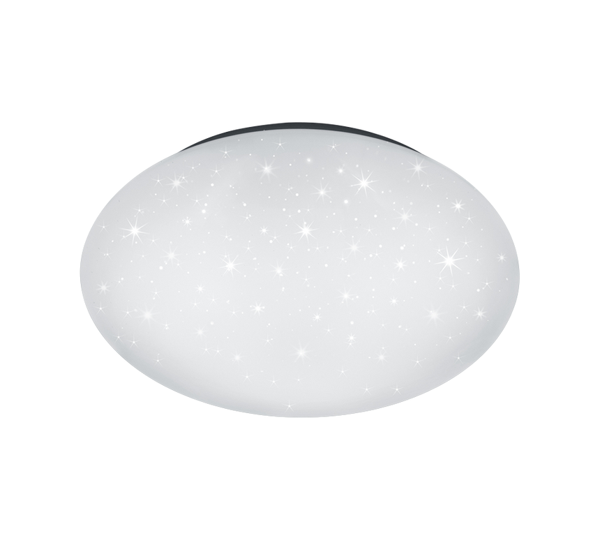 Plafón de baño Trio Paolo LED blanco 4000K regulable IP44 Ø37cm 6