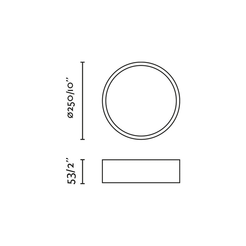 Lámpara de pared aplique Faro Aris LED negro mate 2700K 68628