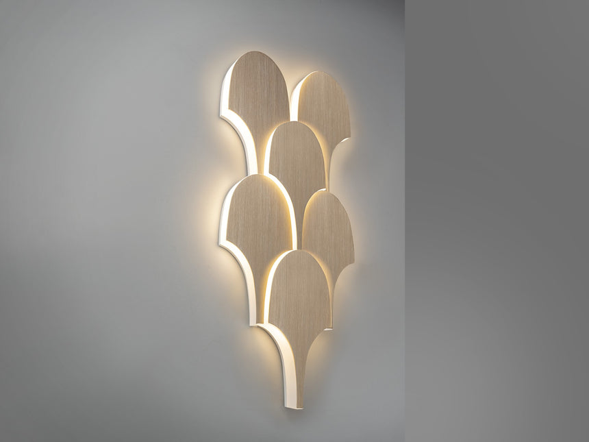 Lámpara aplique de pared Schuller Serea LED dorado 3000K vista 3