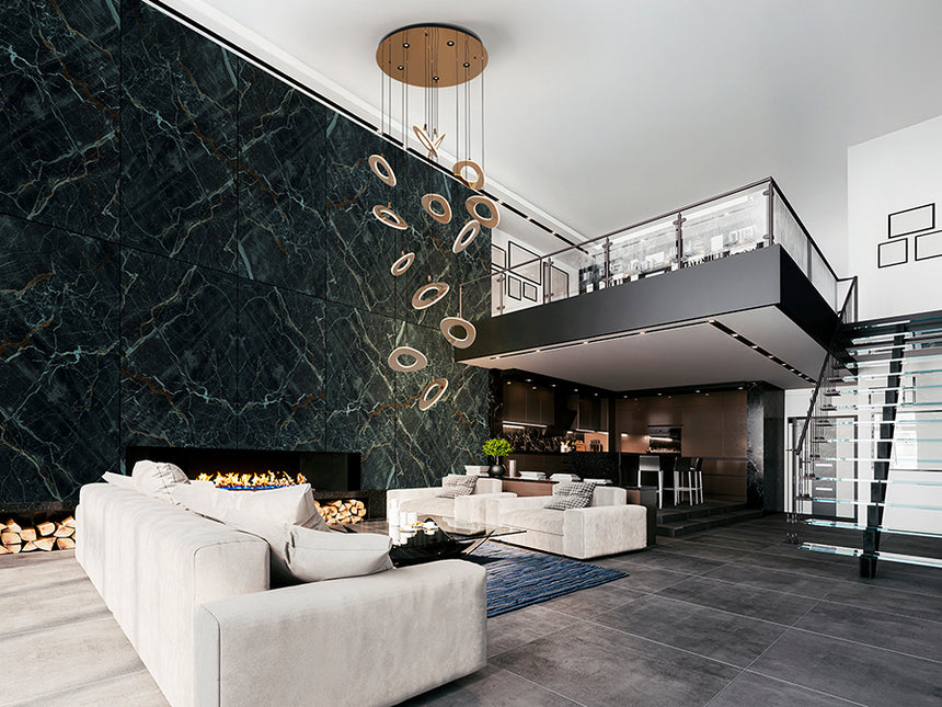 Schuller Mirena Lámpara de techo colgante 13 luces oro rosa 2700K 690928