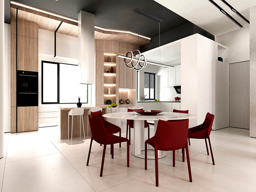 Schuller Tornado Lámpara de techo colgante negra 693073