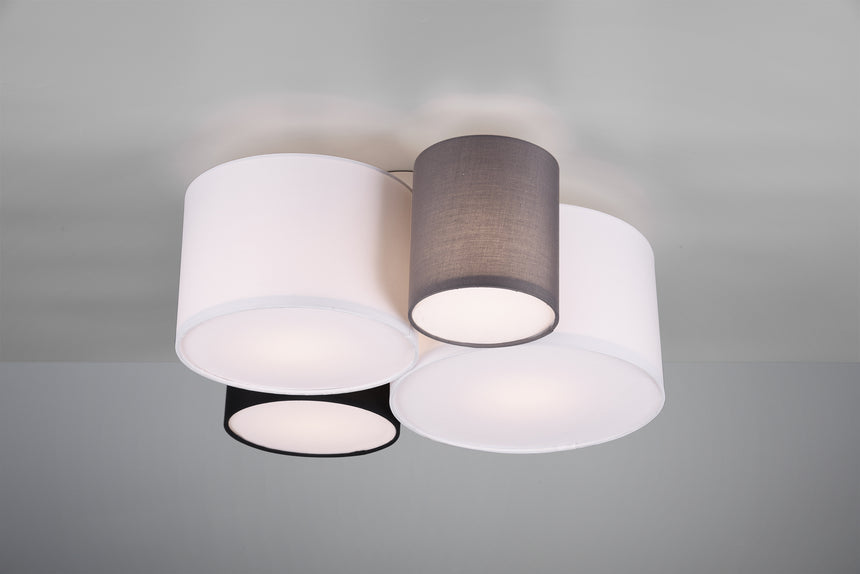 Plafón de techo Trio Hotel LED multicolor 3000K 50,5cm 693900417