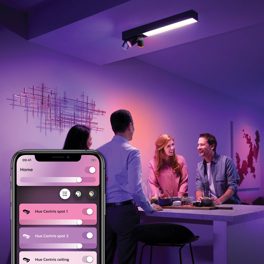 Philips Hue White and Color Ambiance Foco Centris negro RGBW 36W 5060930P7 350lm - imagen 3
