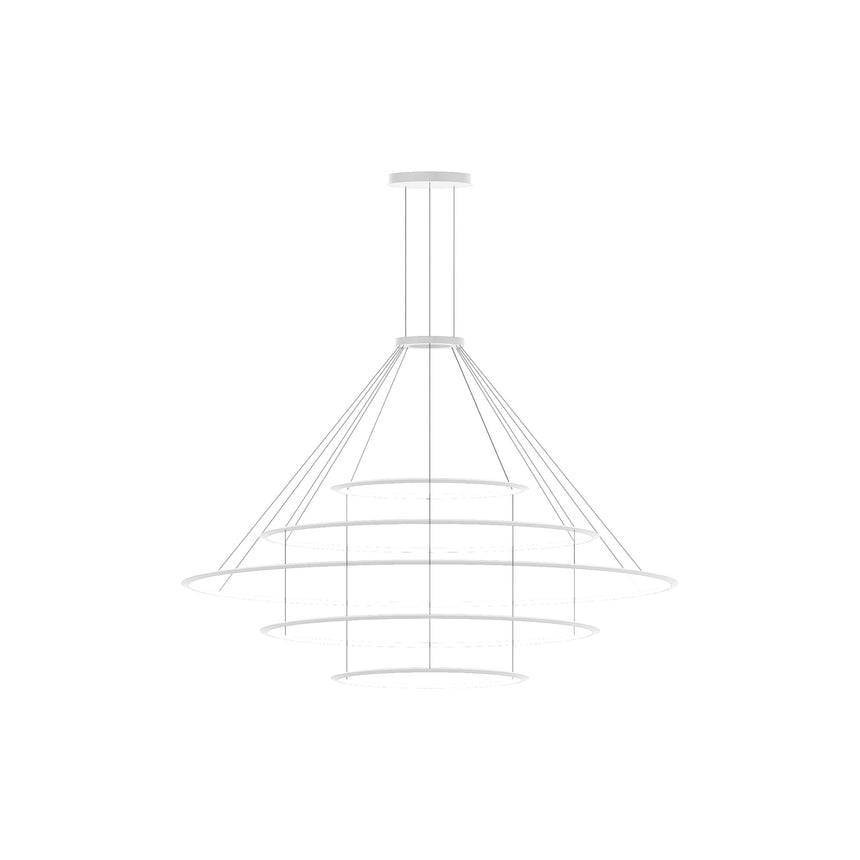 Lámpara de techo colgante LedsC4 Circular Inward 5 Rings ( ) grande LED CD4F-00V9AZDU14