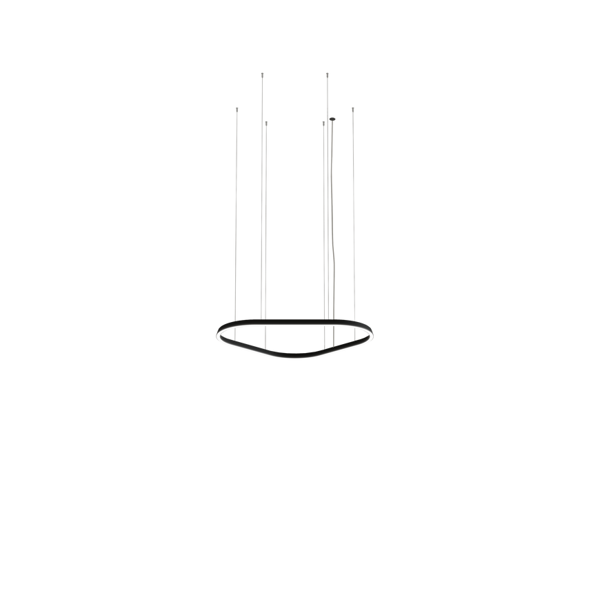 Lámpara de techo colgante LedsC4 Geometric Triangular Mini grande LED TS6Z-00V9AZDU05