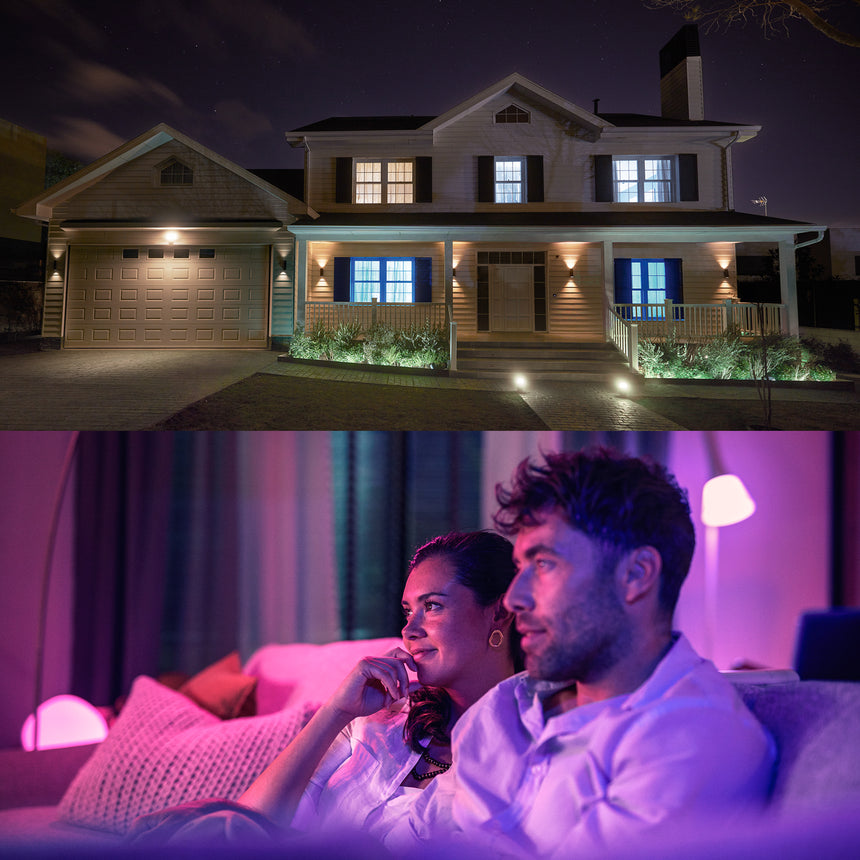 Philips Hue White and Color Ambiance Bombilla Essential RGBW 4,7W 345lm (4 uds) 87201