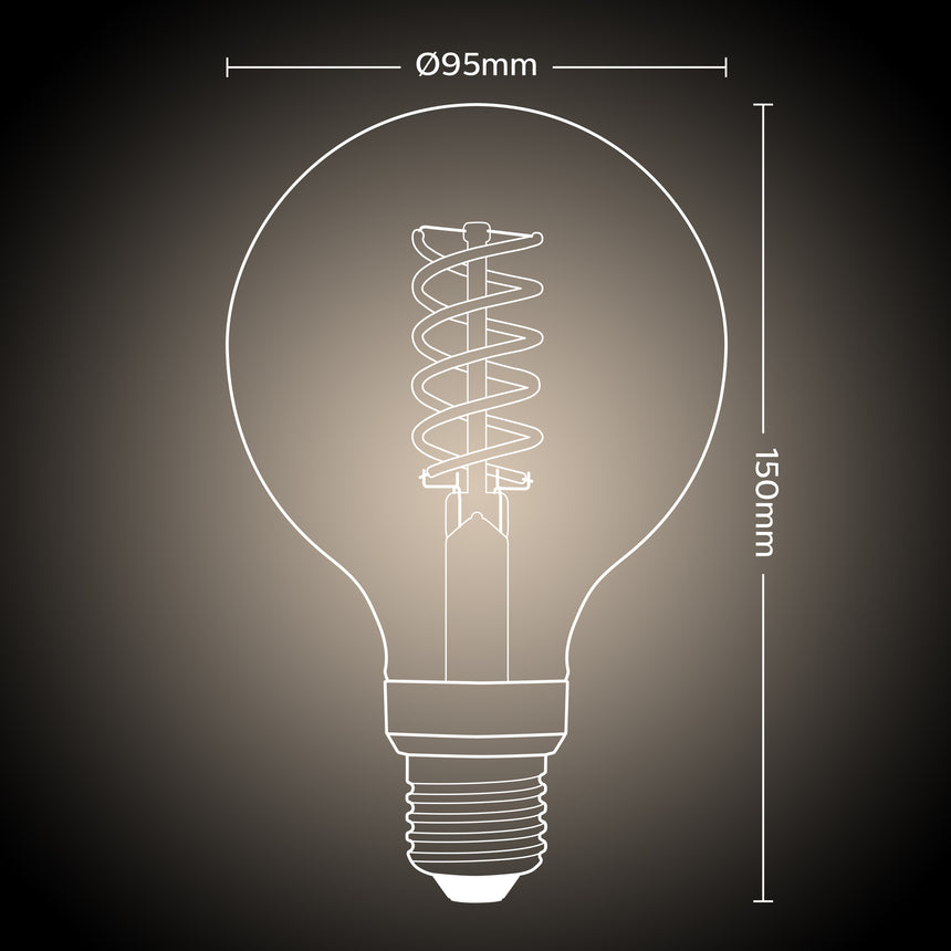 Philips Hue White Bombilla globo filament White E27 7W 550lm 8718699688882 - imagen 6