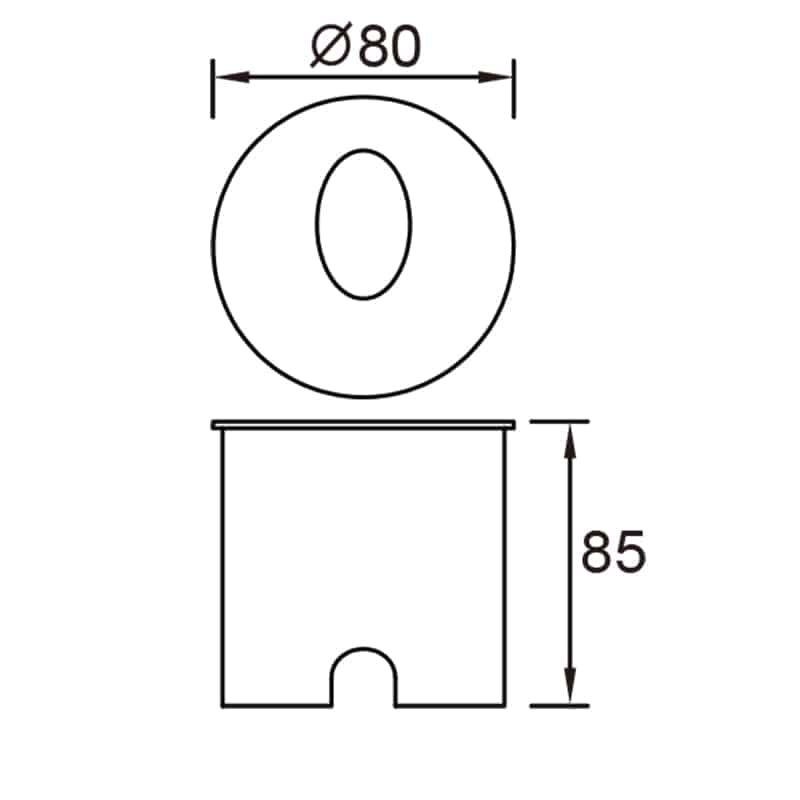 Mantra Aspen Señalizador exterior LED IP65 blanco 7023