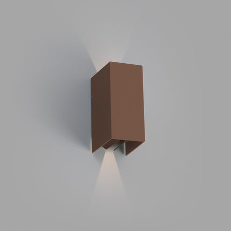 Faro Blind Aplique Marron Oxido Led 6W 3000K