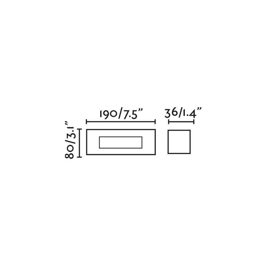 DART RCT Recessed Black Headlight 3000K 70278N