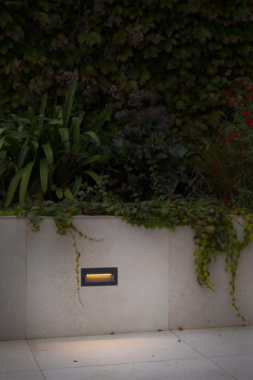 Empotrable de pared exterior Faro Mani LED negro 2200-4000K IP65 CCT 70289 - vista alternativa