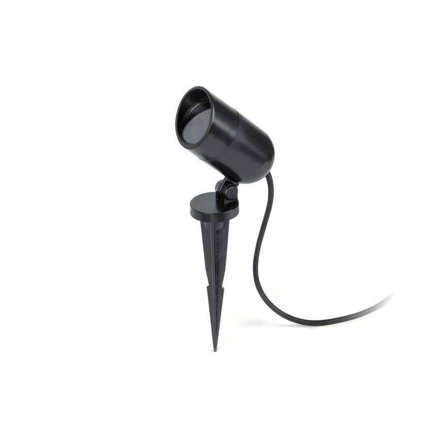 Estaca/Pincho de exterior Faro Luca 25cm GU10 LED negro IP65 70298