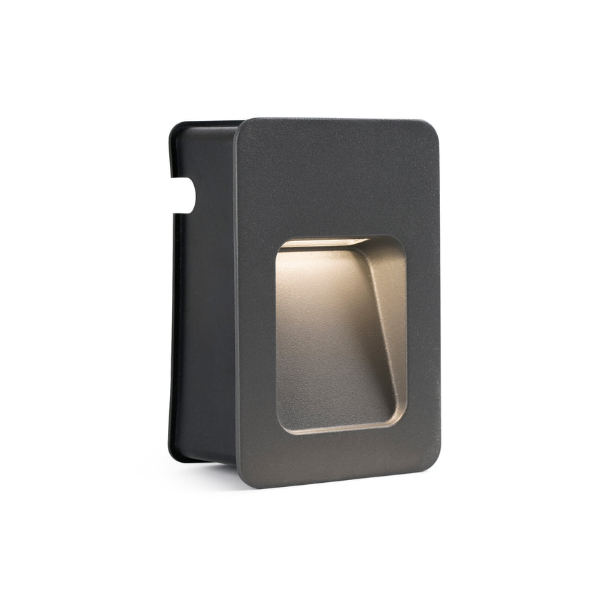 Faro Nase-2 Empotrable Gris Oscuro Led 3W 3000K