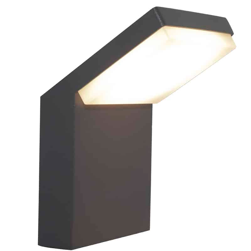 Mantra Alpine Aplique exterior LED IP65 gris oscuro 7045