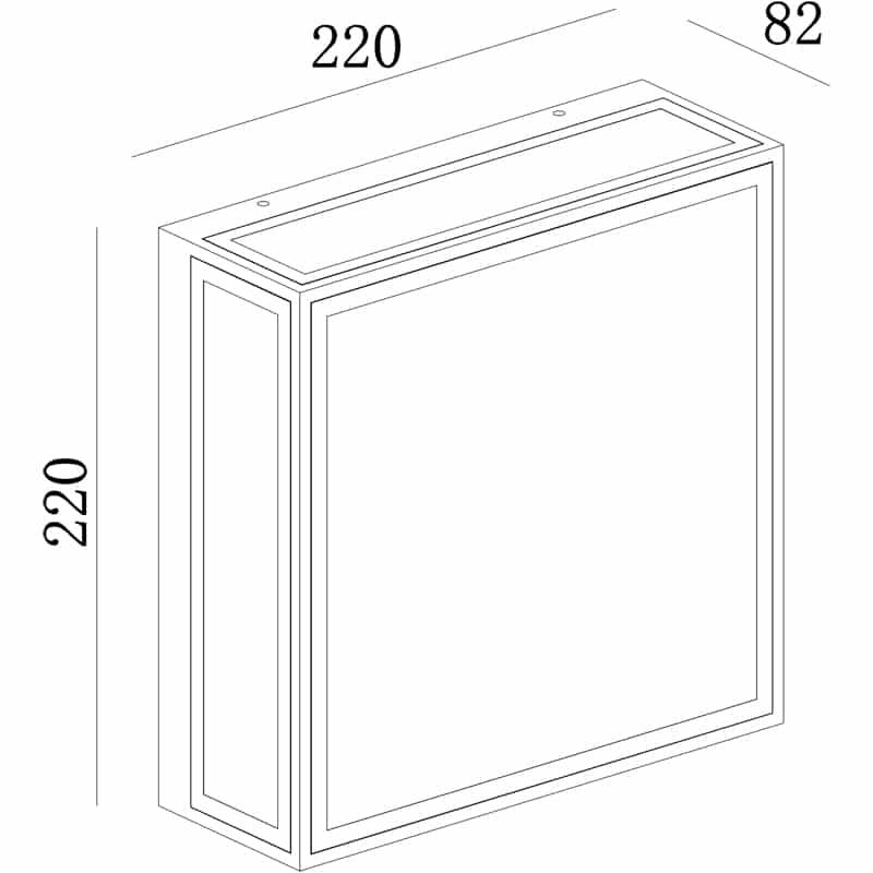 Mantra Bachelor Ceiling/Outdoor Wall Lamp LED IP65 white 7056