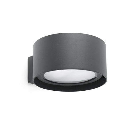 Faro Quart Aplique Gris Oscuro Led 30W 3000K