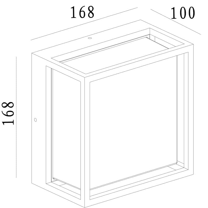 Mantra Chamonix LED outdoor ceiling light/wall light IP65 dark gray 7060