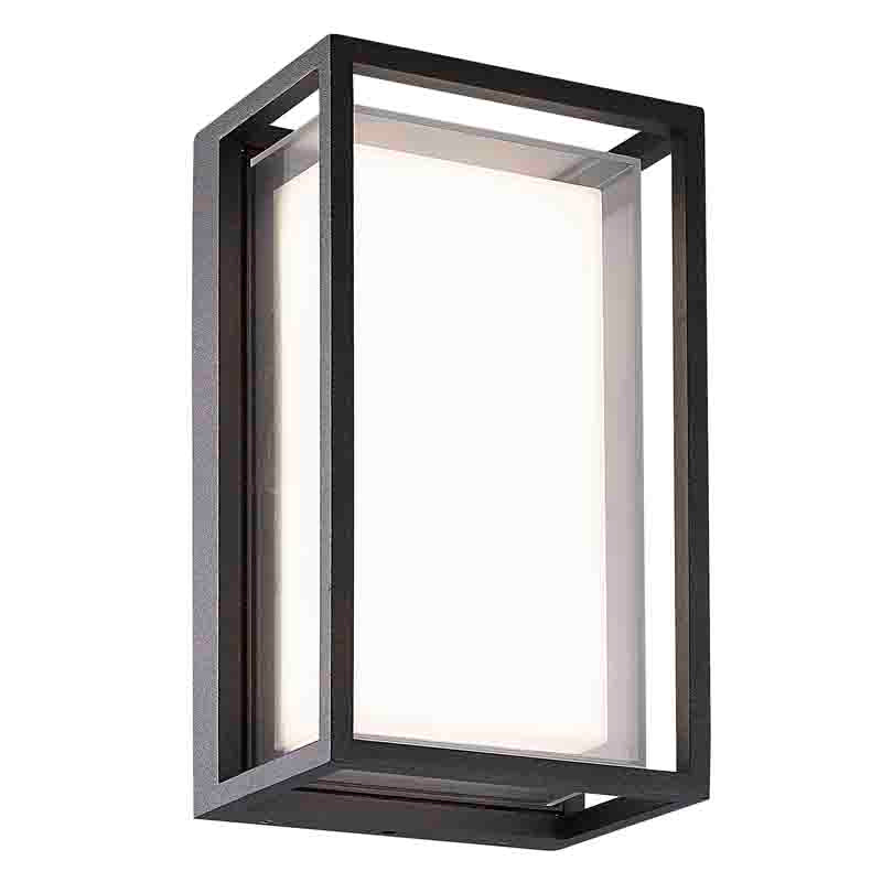 Mantra Chamonix Aplique exterior LED IP65 gris oscuro 7062