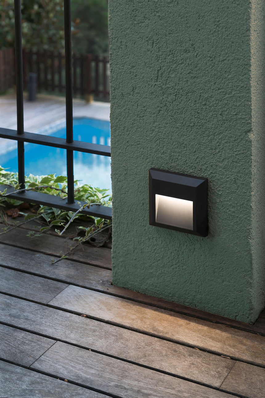 Faro Grant-C Aplique Gris Oscuro Led 1W 3000K