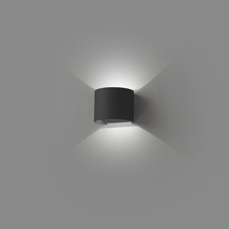 Faro Sunset Aplique Gris Oscuro  Led 2X3W 3000K