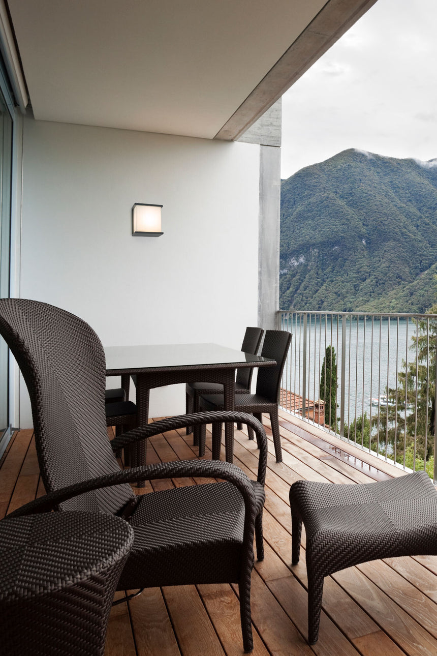 Faro Kubick Aplique Gris 1L E27 60W