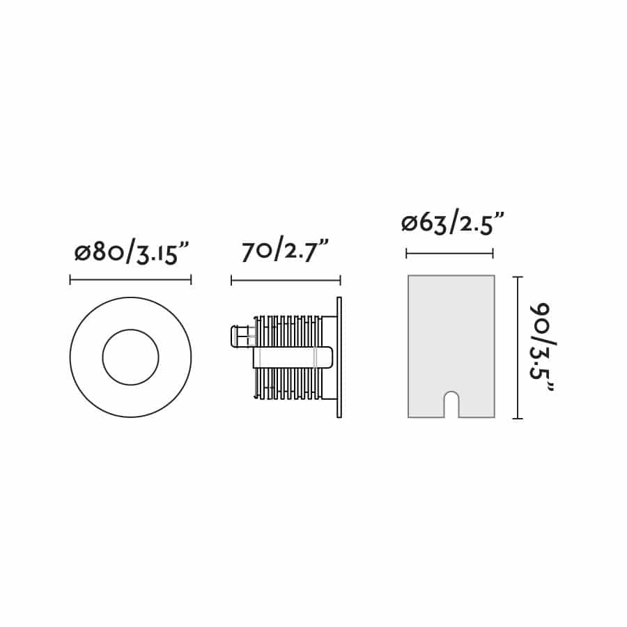 Faro Grund 7W 350 Ma Led 36° 2700K