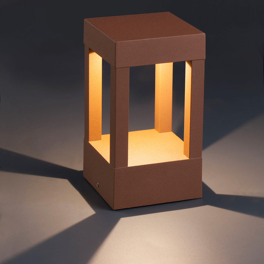 Faro Agra Baliza Marron Led 9W 3000K H20 Cms