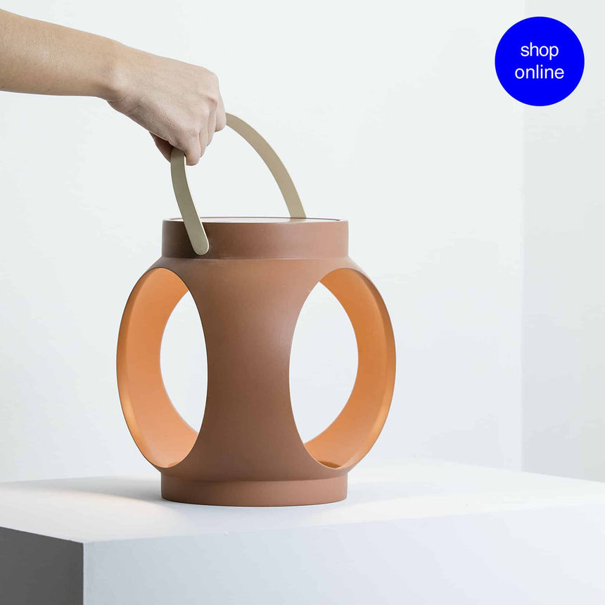 Faro CANDELA portable lamp rechargeable battery terracotta 70790