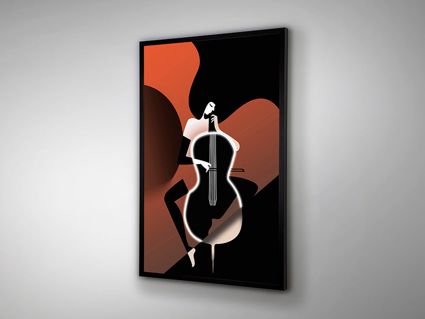 Schuller Violonchelo Cuadro con luz LED 80x120 708197
