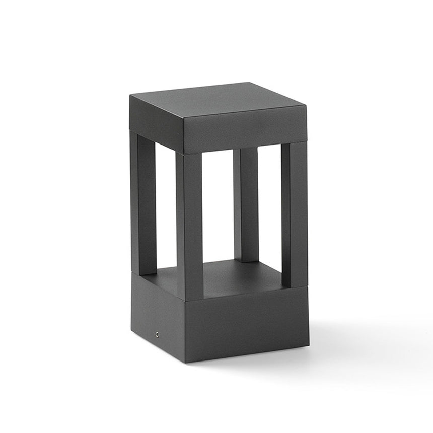 Baliza de exterior sobremuro Faro Agra 20cm LED 2700K IP55 gris oscuro — ref. 70840 (1)