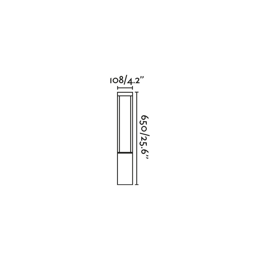 Baliza de exterior Faro Agra 65cm LED marrón 2700K IP55 70843 - imagen 3