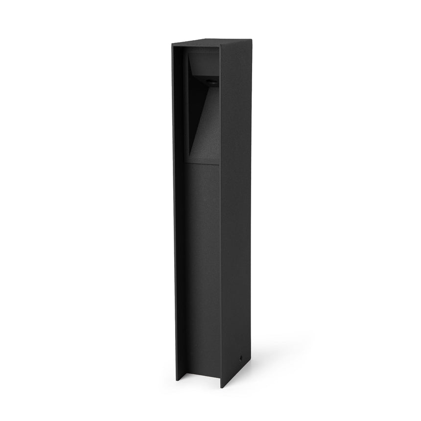 Baliza de exterior Faro Til 30cm LED negro 2700K IP65 24V 3W 70938