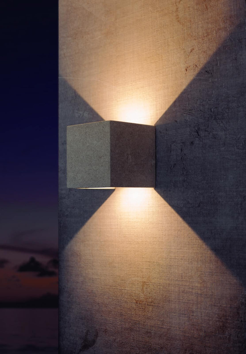 Mantra Taos Aplique exterior IP65 gris 7108