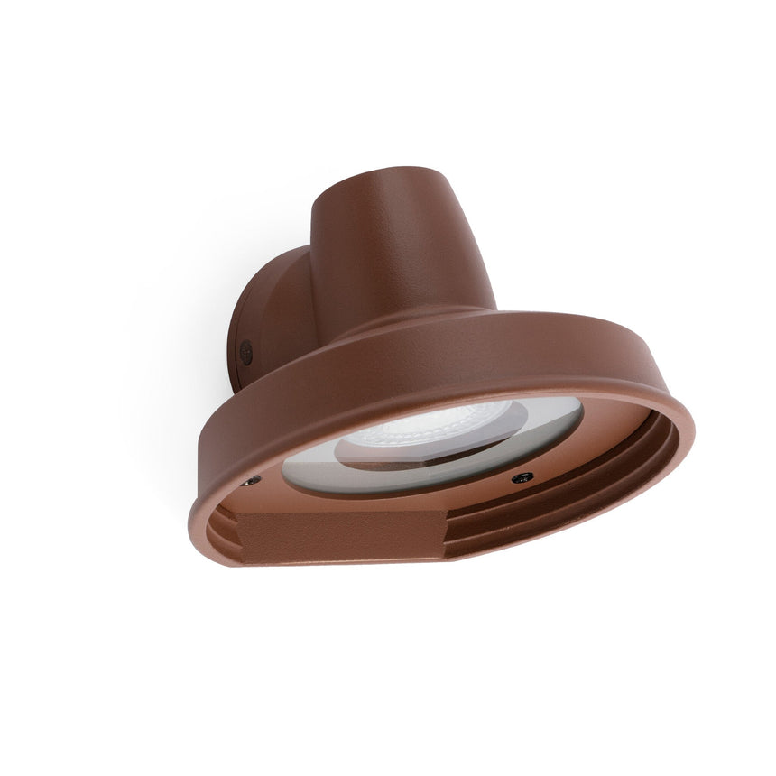 Aplique de exterior Faro Bronx GU10 IP44 marrón — ref. 71194 (1)