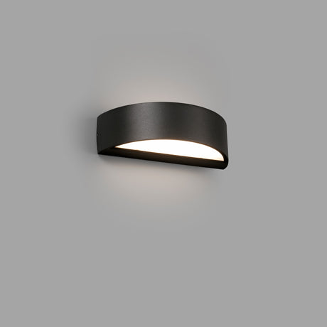 Faro Oval Aplique Gris Oscuro Led 10W 3000K