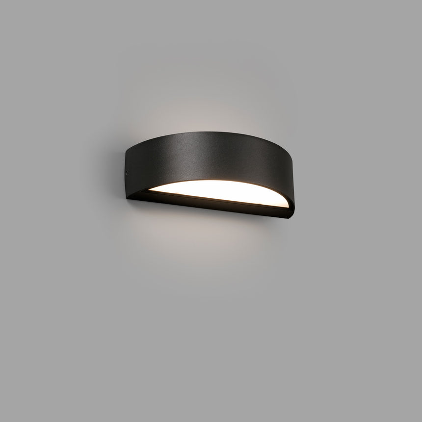 Faro Oval Aplique Gris Oscuro Led 10W 3000K