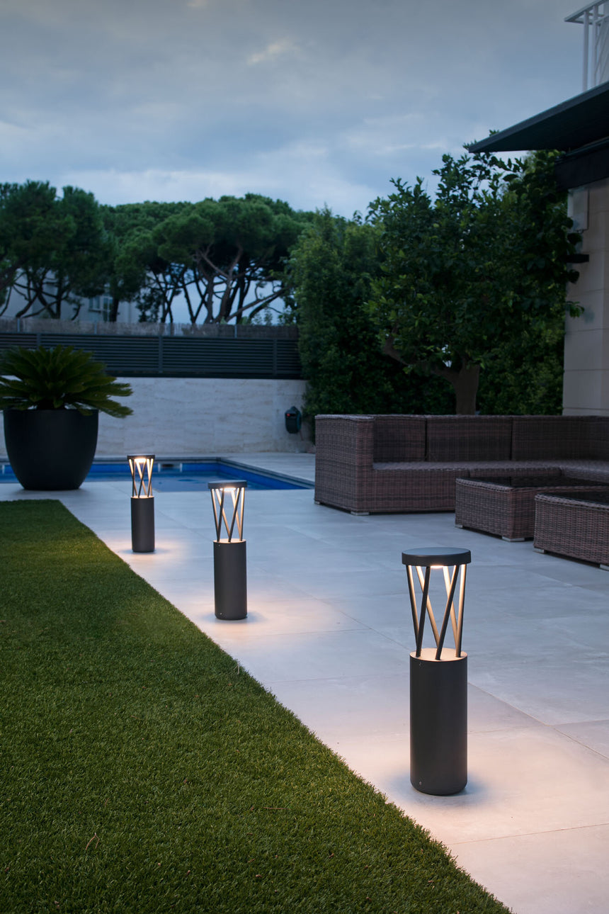 Faro Twist Baliza Gris Oscuro Led 10W 3000K