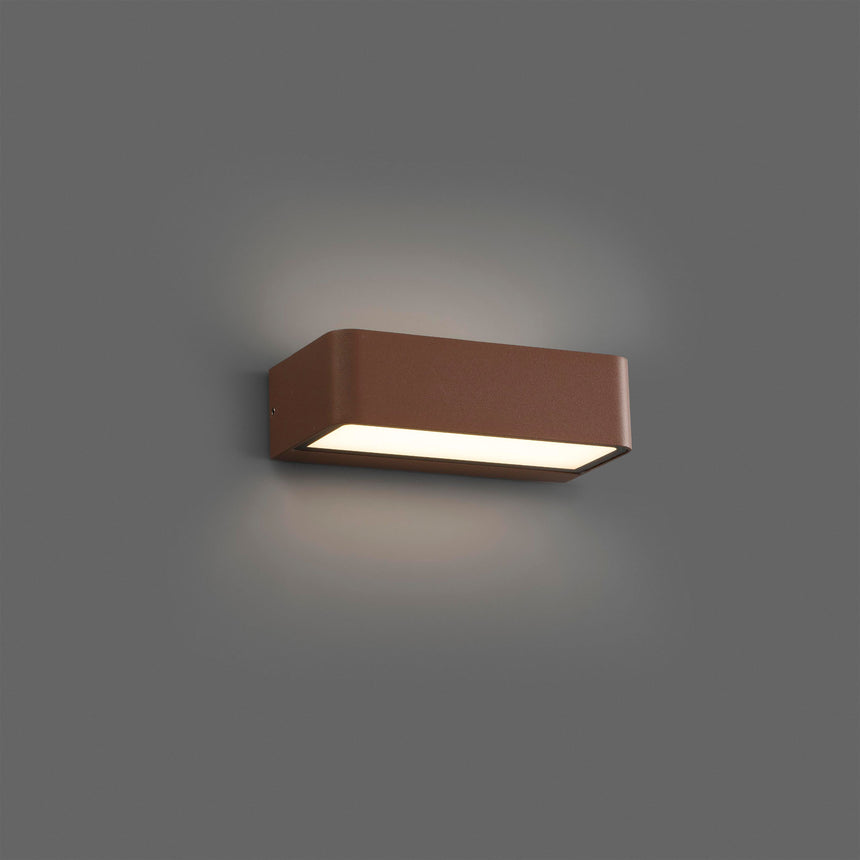Faro Takua Aplique Marron Oxido Led 10W 3000K