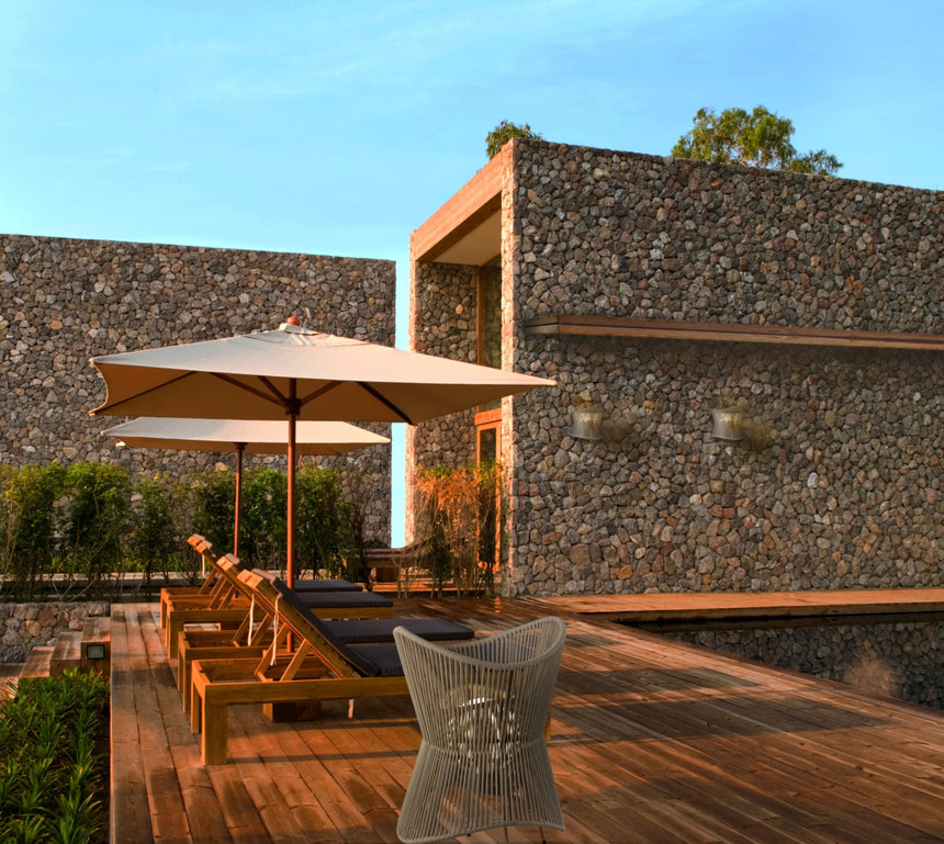 Mantra Polinesia Wall Lamp E27 1 Light IP44 brown 7133