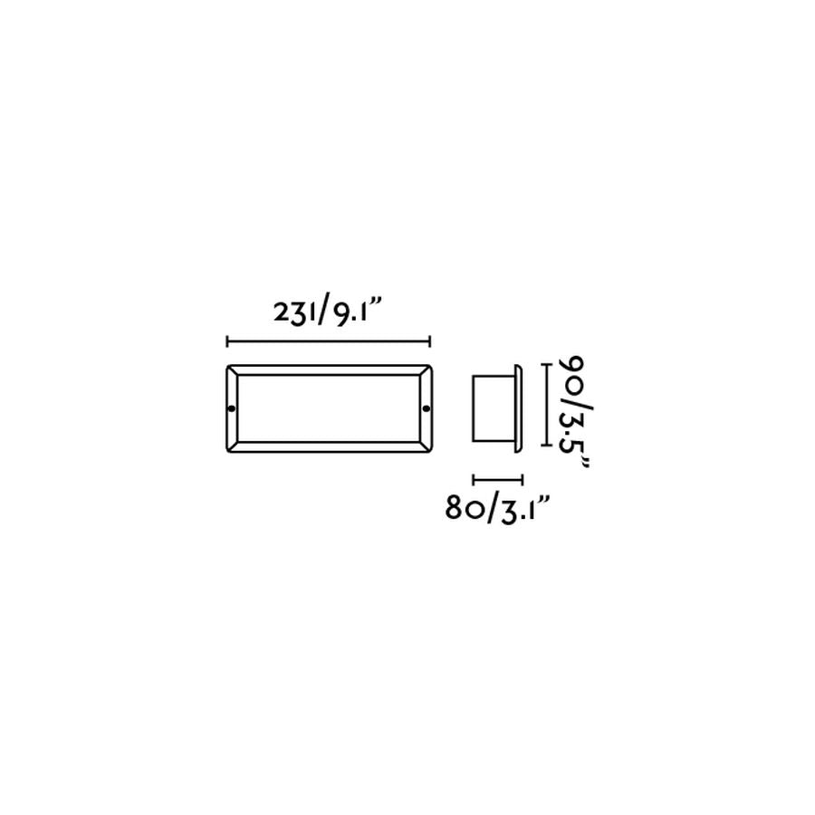Faro ESCA / LISO Black recessed box 71482