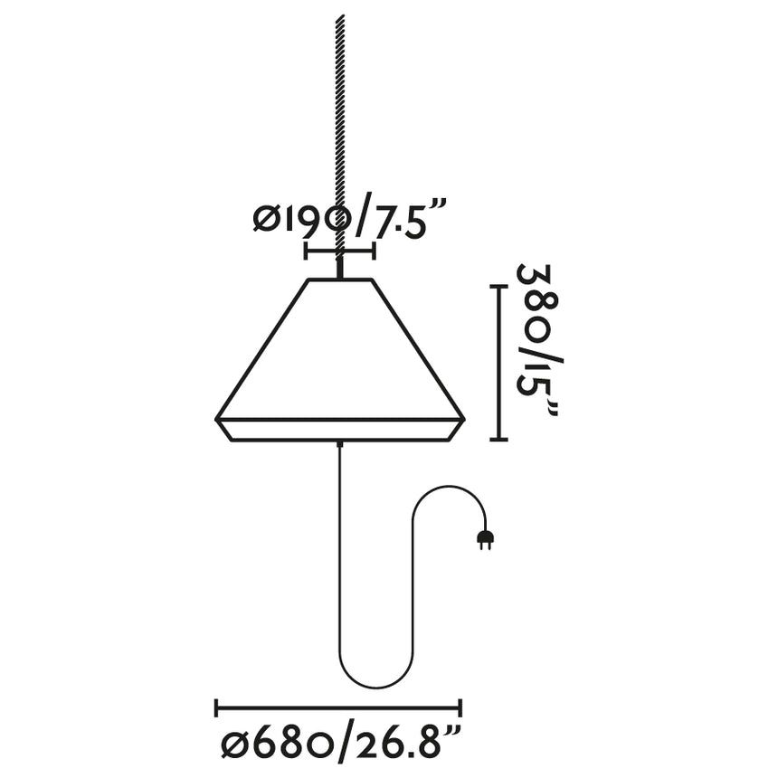 Faro 71584-07 - Dibujo técnico
