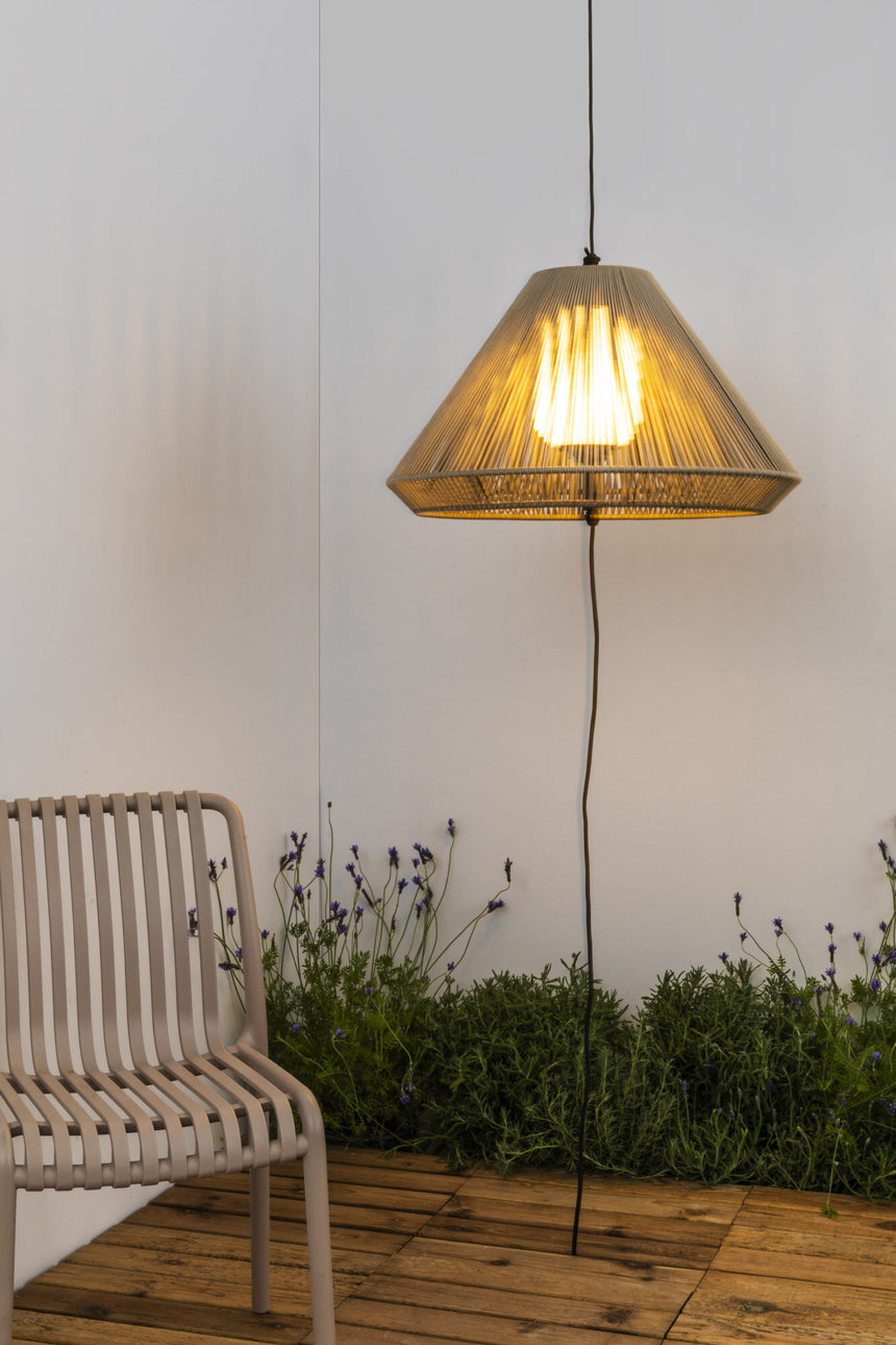 Faro SAIGON OUT C70 Lámpara colgante portátil batería gris/beige hole cap 71584-09