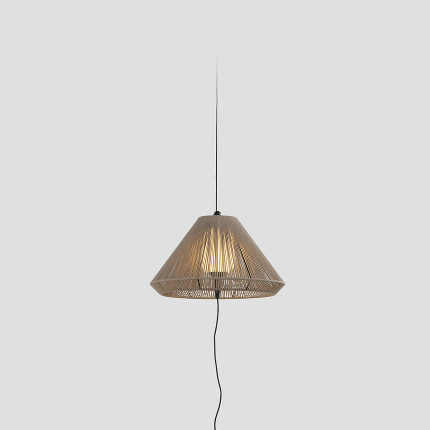 Faro SAIGON OUT C70 Lámpara colgante portátil batería gris/beige hole cap 71584-09