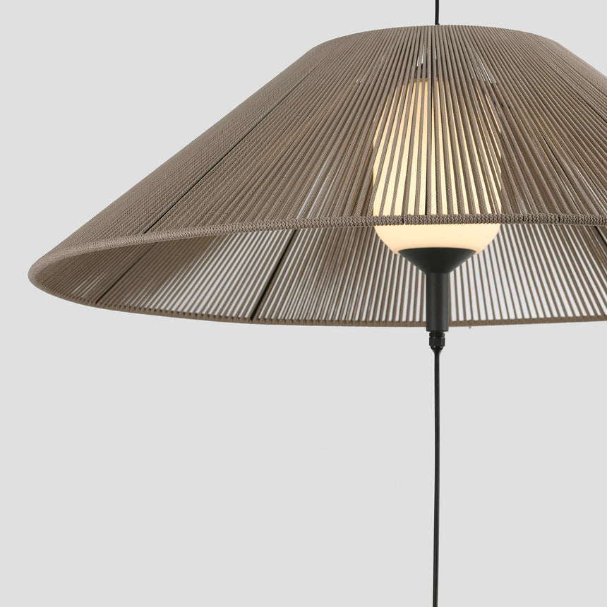 Faro SAIGON OUT C100 Lámpara colgante portátil batería gris/beige hole cap 71584-10