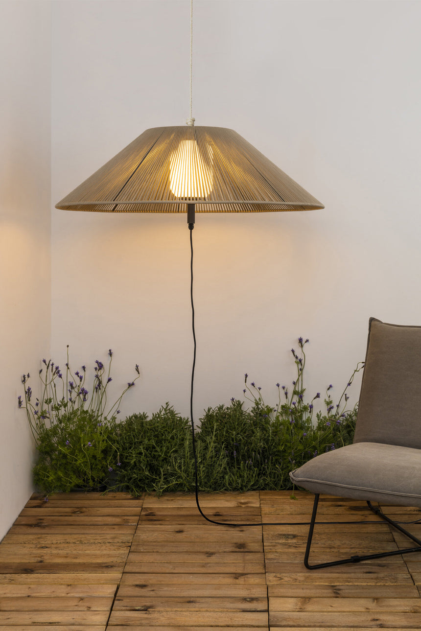 Faro SAIGON OUT C100 Lámpara colgante portátil batería gris/beige hole cap 71584-10