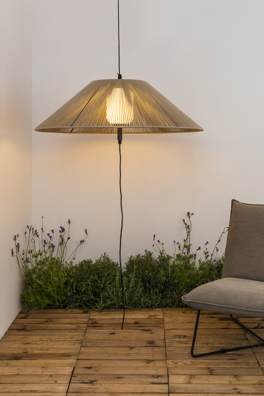 Faro SAIGON OUT C100 Lámpara colgante portátil batería gris/beige hole cap 71584-10