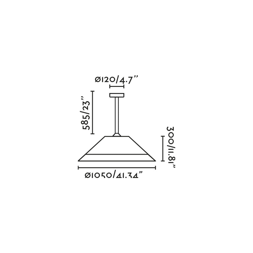 Lámpara colgante de exterior Faro Saigon 88cm E27 LED blanco brillo IP54 opal 71622-10