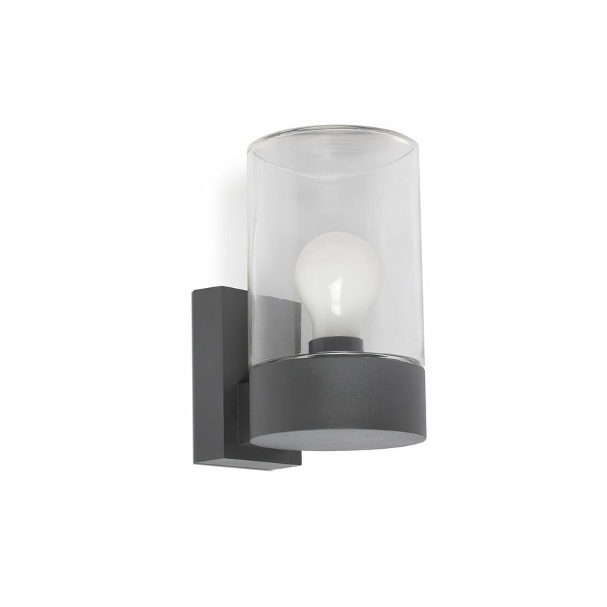 Faro KILA Transparent dark gray wall lamp 71743